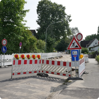 Straßenbaustellen