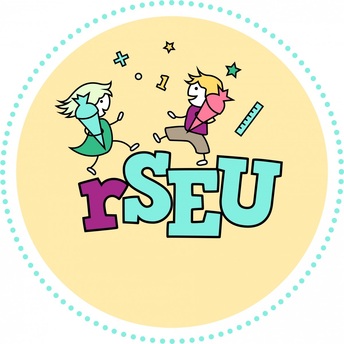 Symbol der RSEU mit spielenden Kindern